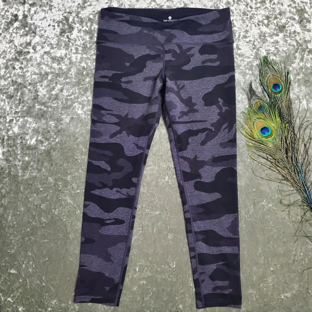 Tuff‎ Athletics Gray Camo Leggings